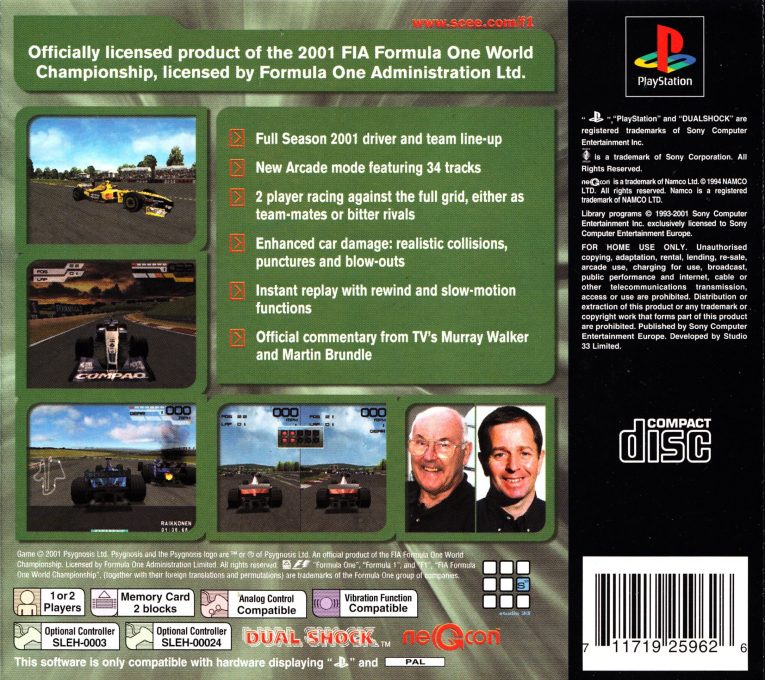 Formula One 2001 dos