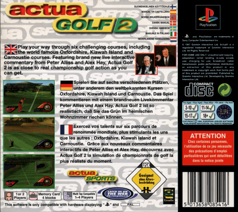 FOX Sports Golf '99 - Dos