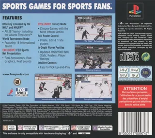 FOX Sports NHL Championship 2000 dos