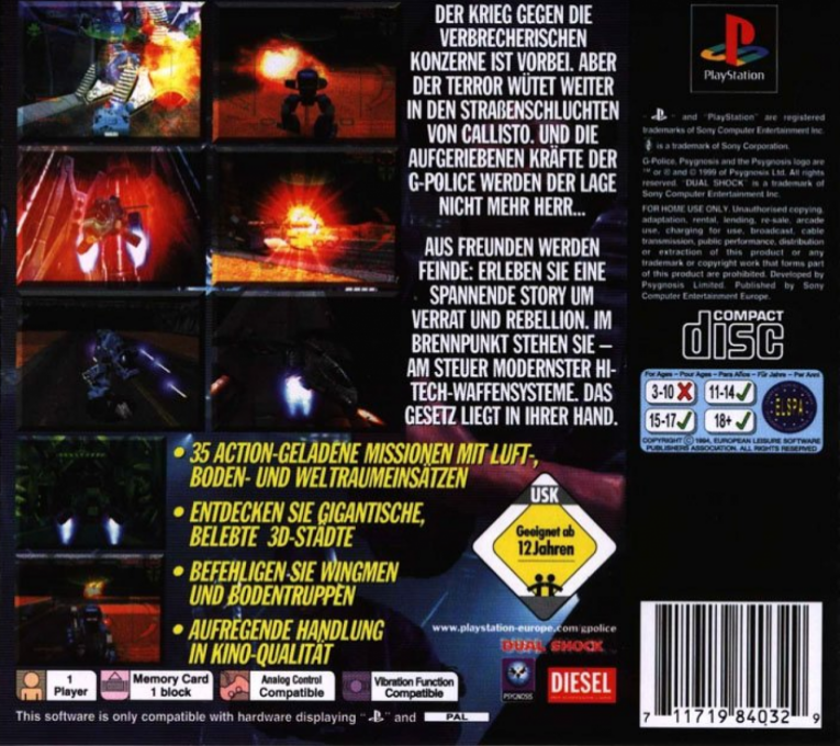 G-Police : Weapons of Justice - Dos