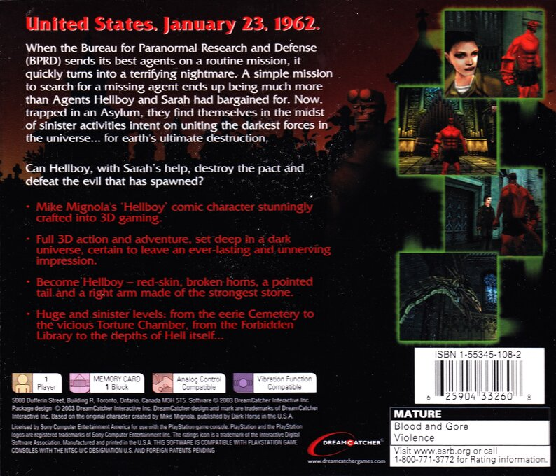 Hellboy : Asylum Seeker - Dos