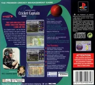 International Cricket Captain 2000 dos
