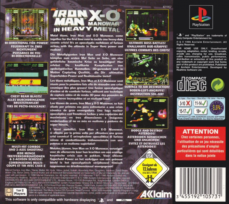 Iron Man/X-O Manowar in Heavy Metal - Dos