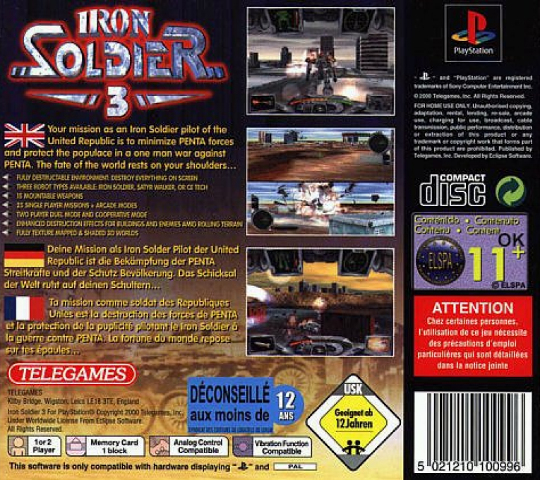 Iron Soldier 3 - Dos