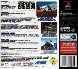 Jeremy McGrath Supercross 98 dos