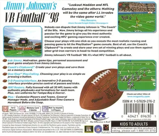 Jimmy Johnson's VR Football '98 dos