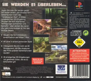 Le Monde Perdu : Jurassic Park dos
