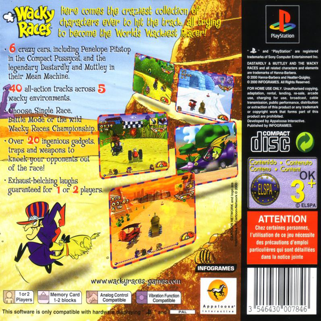 Les Fous du Volant - Dos