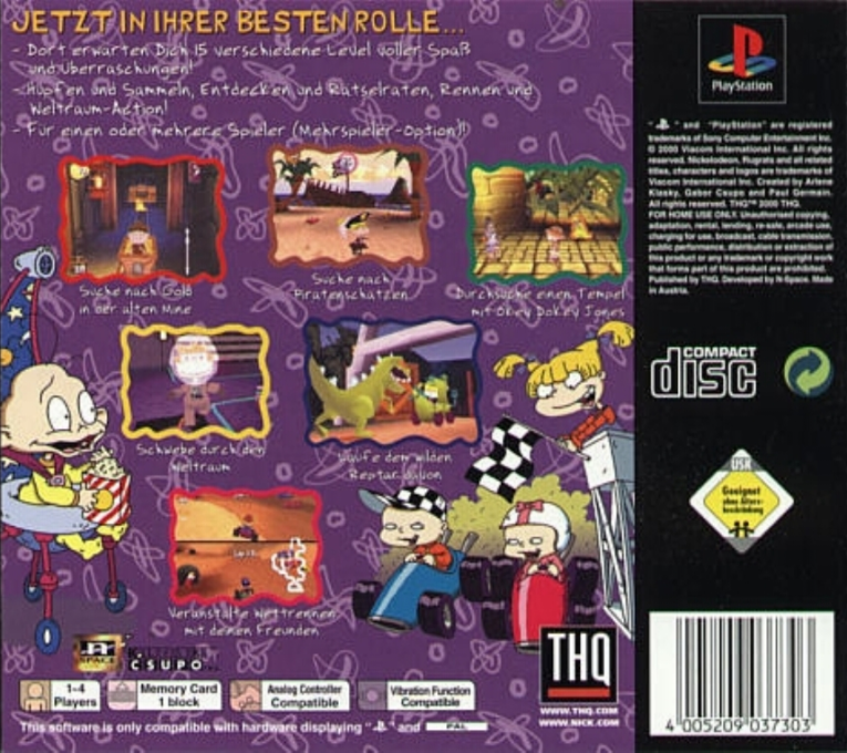 Les Razmoket : Font leur Cinema - Dos