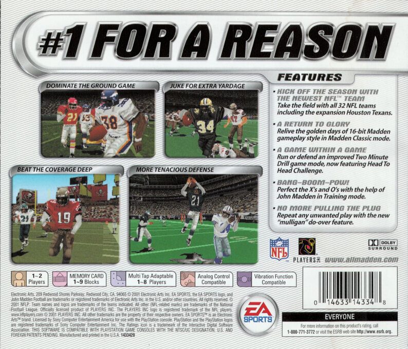 Madden NFL 2002 dos