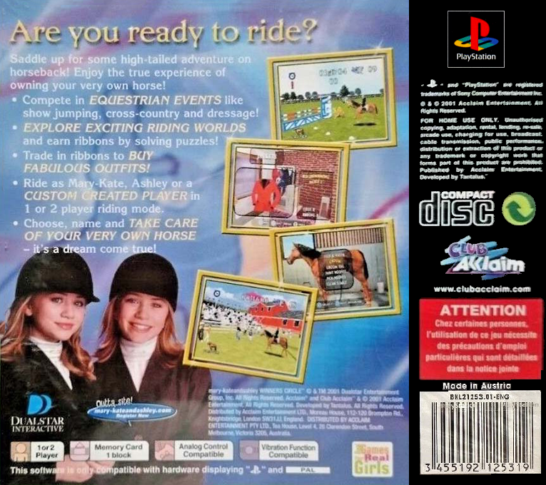 Mary-Kate and Ashley : Winners Circle - Dos