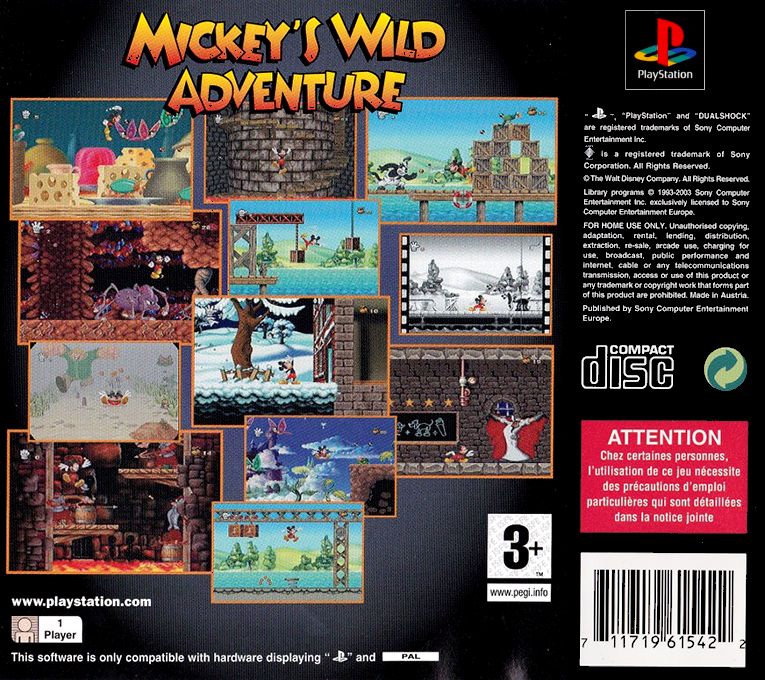 Mickey's Wild Adventure - Dos