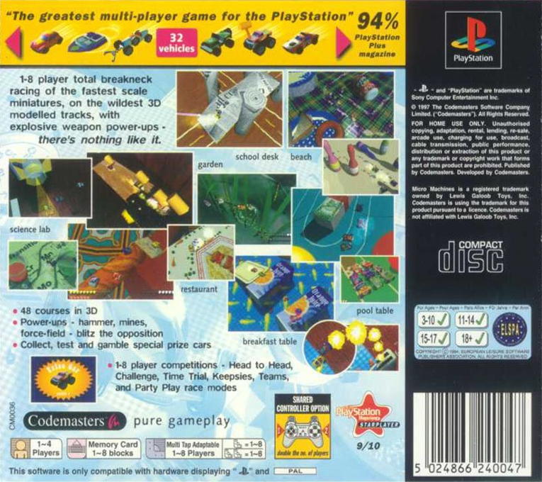 Micro Machines V3 - Dos