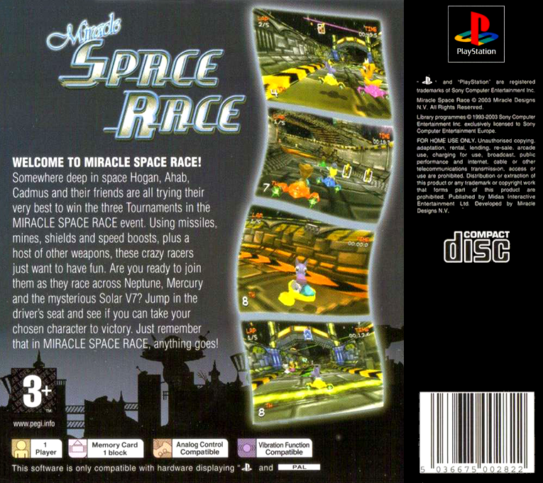 Miracle Space Race - Dos