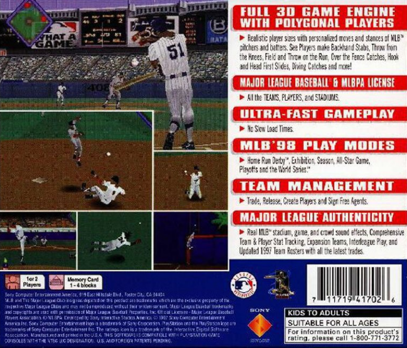 MLB 98 - Dos