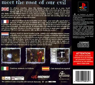 Mortal Kombat Mythologies : Sub-Zero dos