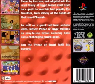 Moses - Prince Of Egypt dos