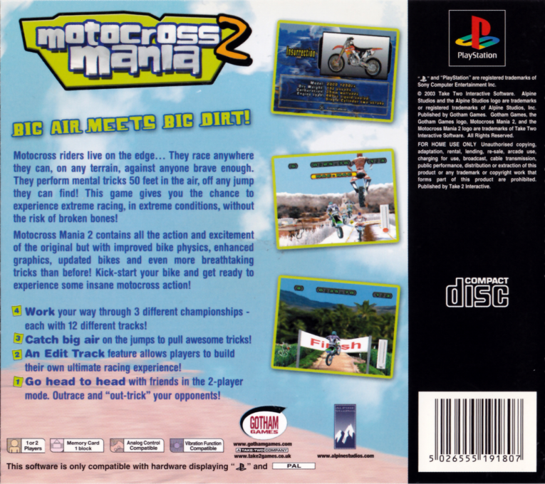 Motocross Mania 2 dos