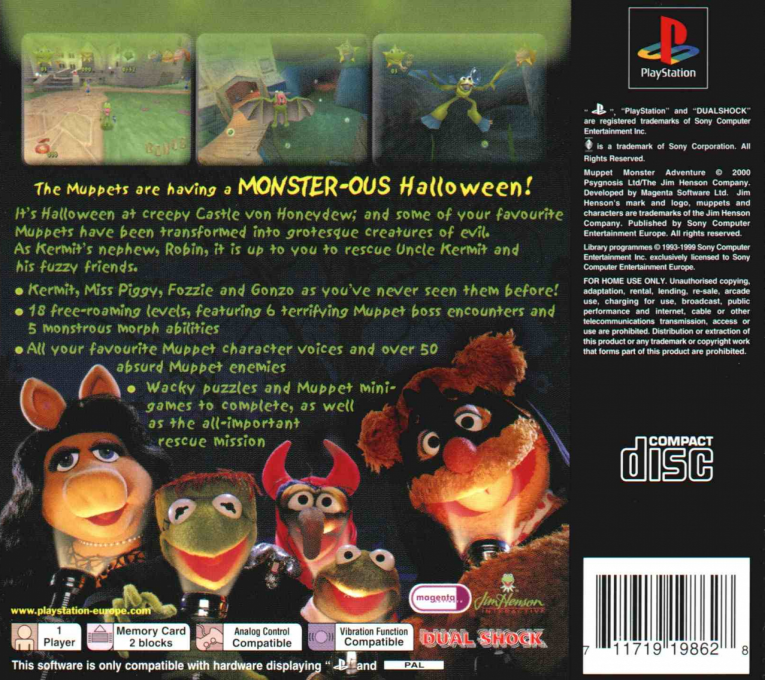 Muppet Monster Adventure - Dos