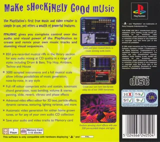 Music - Music Creation for the PlayStation dos