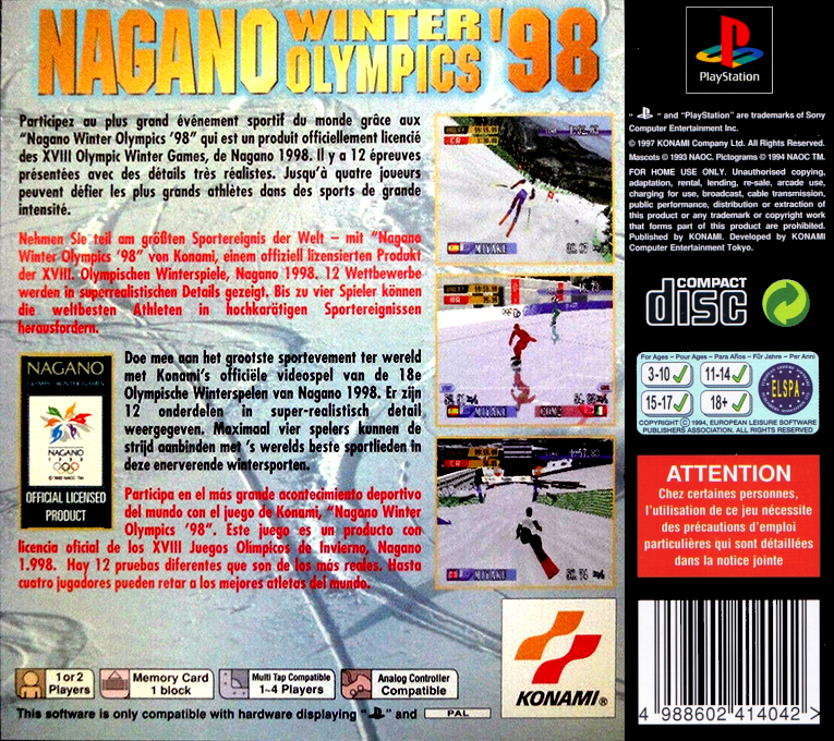 Nagano Winter Olympics '98 - Dos