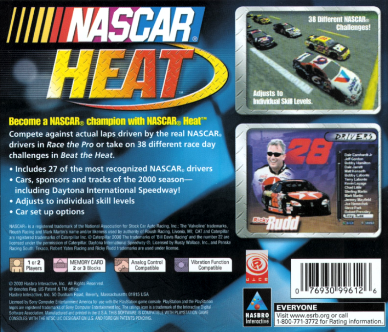 NASCAR Heat - Dos