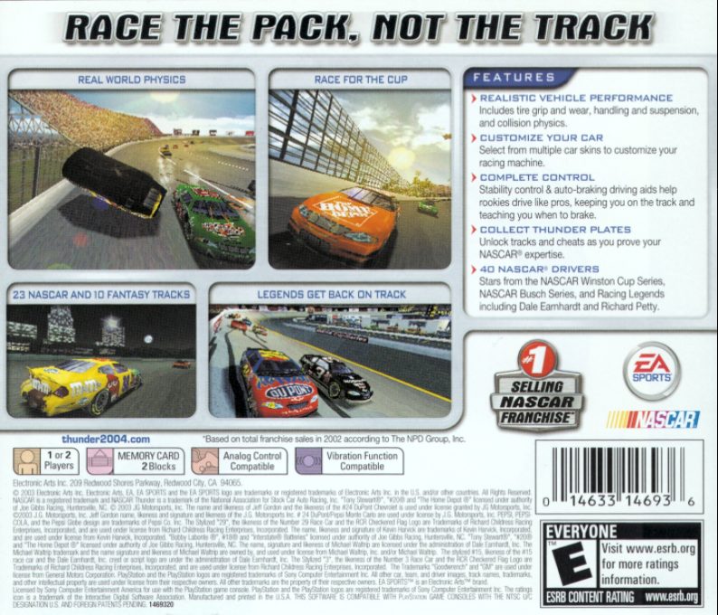 NASCAR Thunder 2004 dos