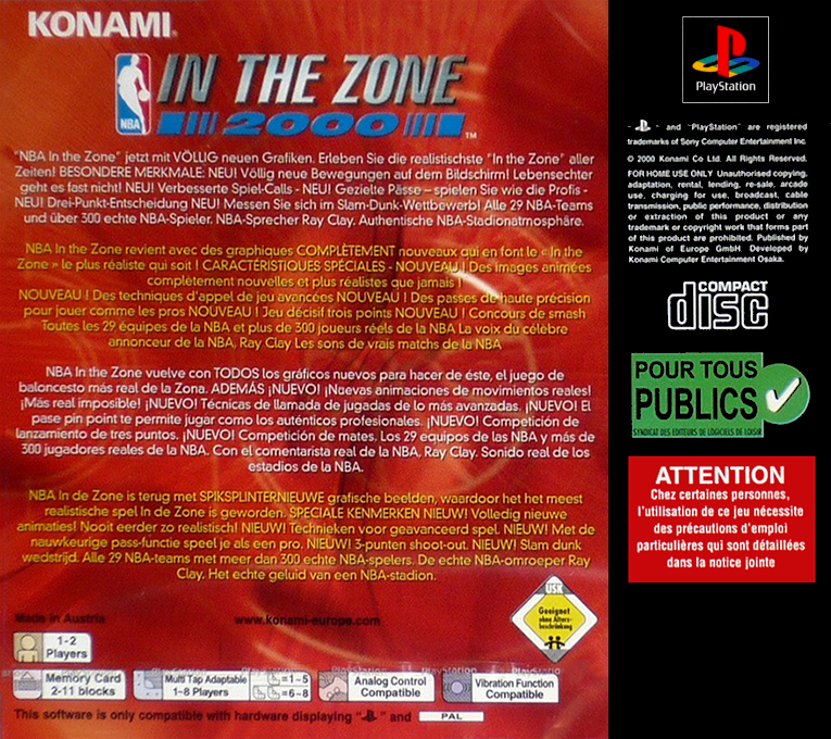 NBA in the Zone 2000 - Dos
