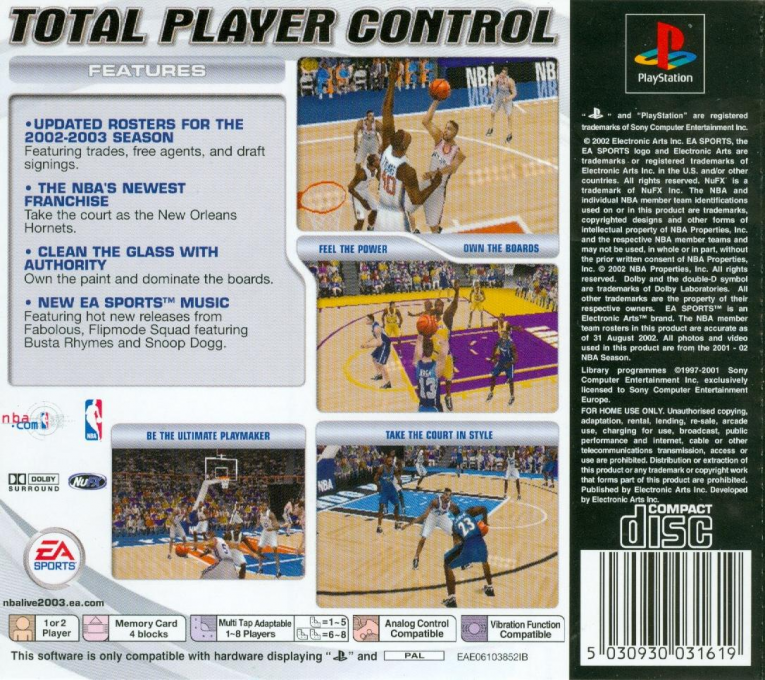 NBA Live 2000 - Dos