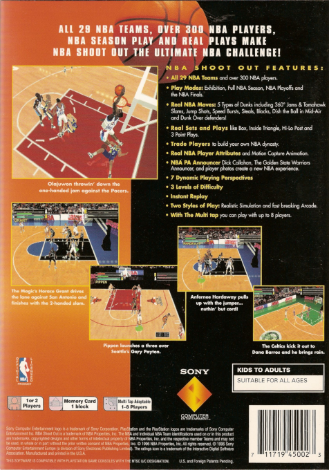 NBA Shoot Out - Dos
