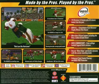 NCAA GameBreaker 2001 dos
