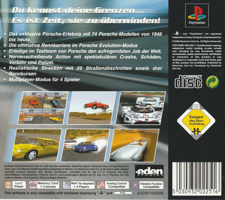Need for Speed : Porsche Unleashed - Dos
