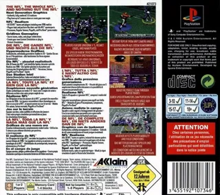 NFL Quarterback Club 97 dos
