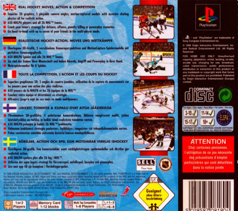 NHL Powerplay 98 dos