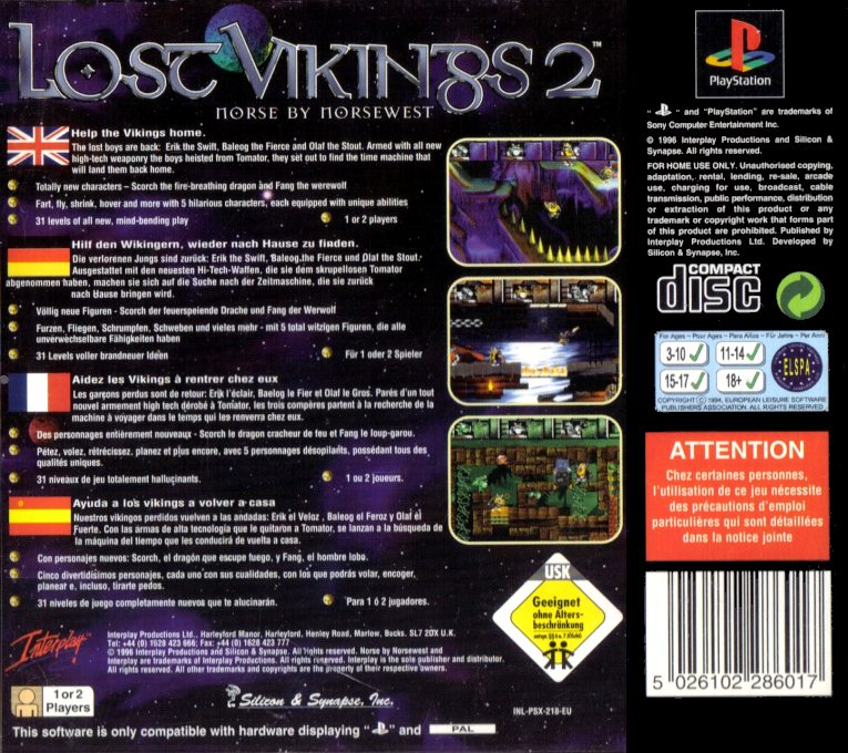 Norse by Norsewest : The Return of the Lost Vikings dos