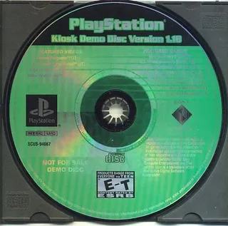 PlayStation Kiosk Demo Disc Version 1.20