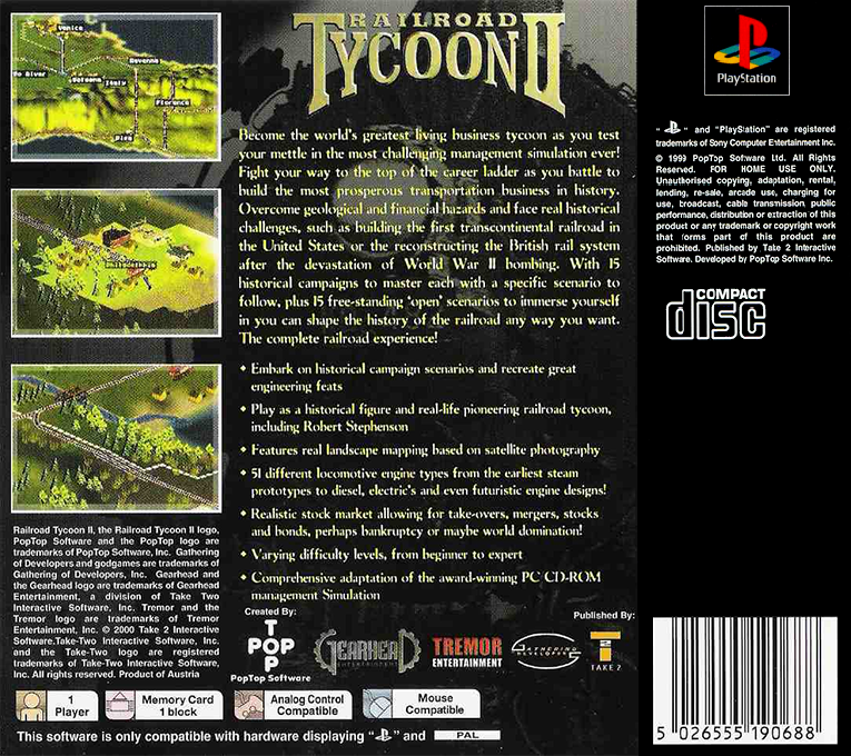 Railroad Tycoon II - Dos