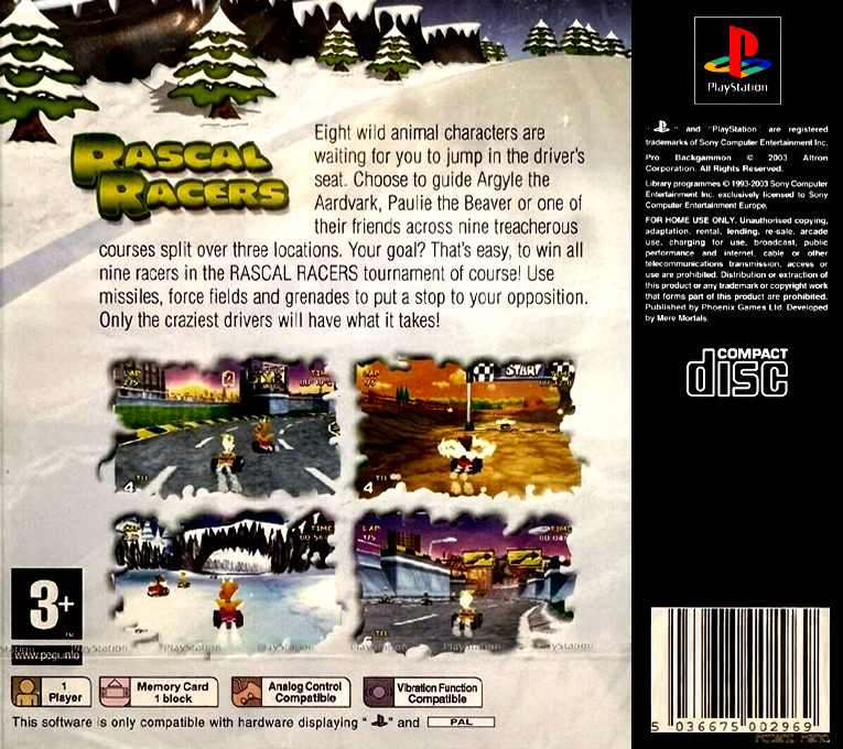 Rascal Racers - Dos
