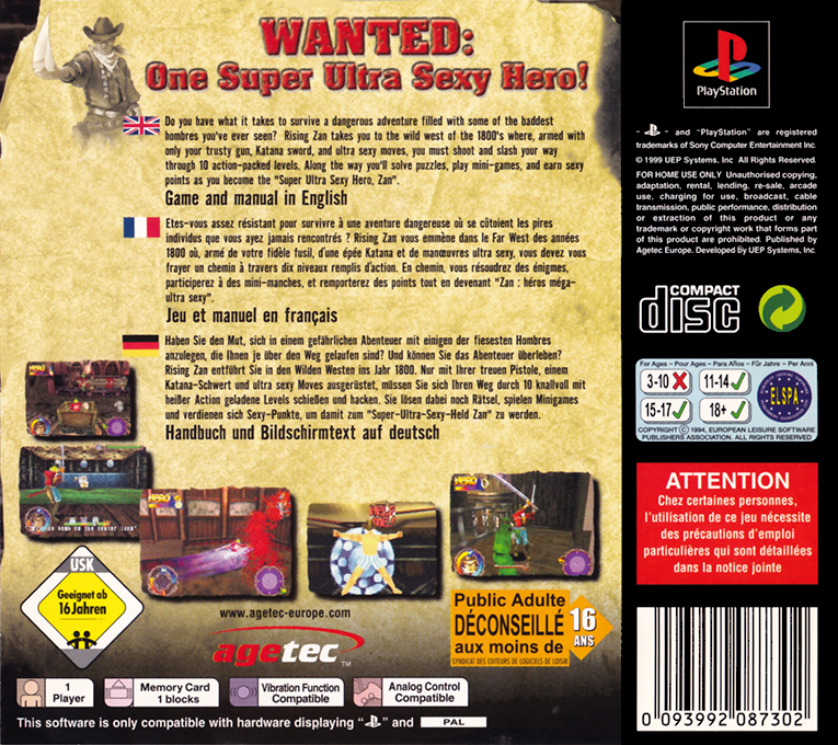 Rising Zan : The Samurai Gunman - Dos