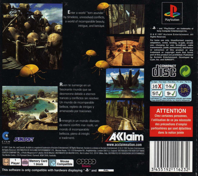 Riven : The Sequel to Myst - Dos