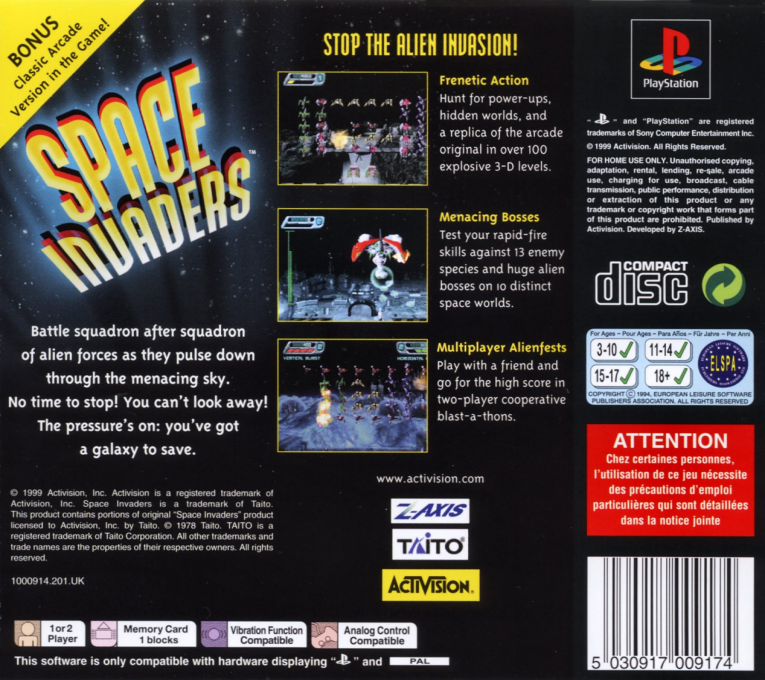 Space Invaders - Dos