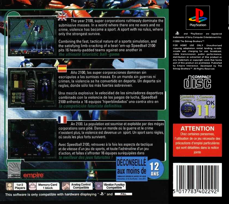 Speedball 2100 - Dos