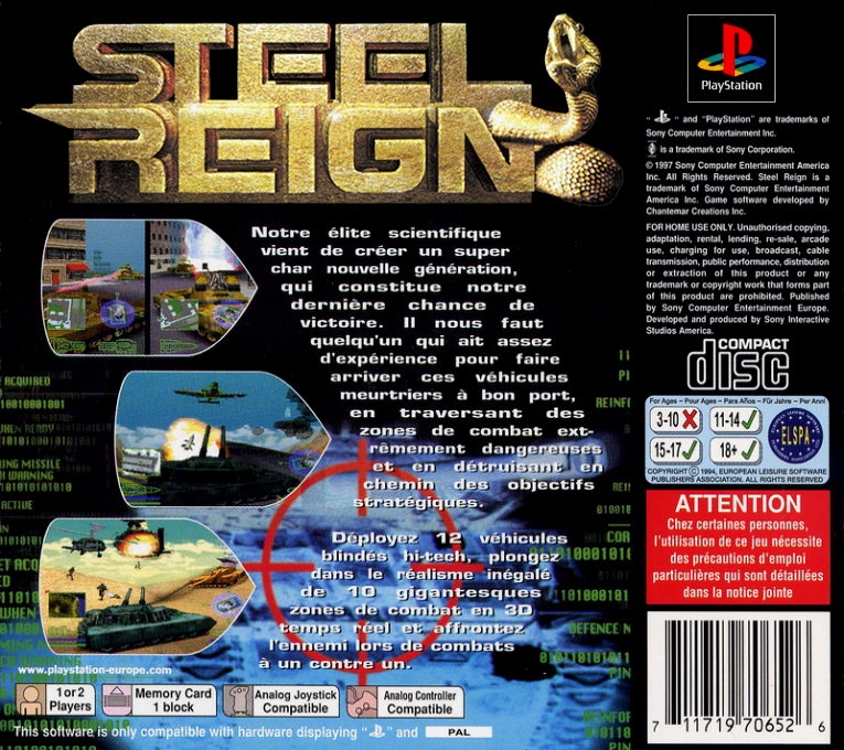Steel Reign - Dos