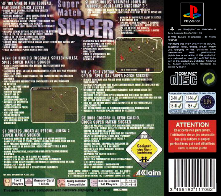 Super Match Soccer - Dos
