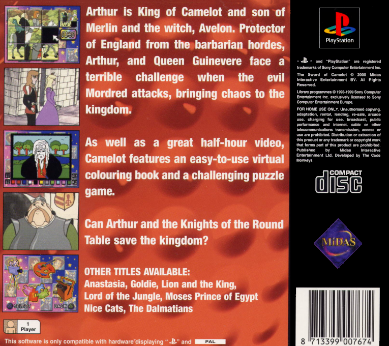 Sword Of Camelot, The - Dos