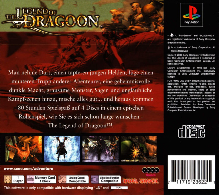 The Legend of Dragoon - Dos