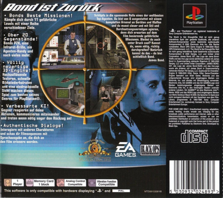 The World Is Not Enough dos