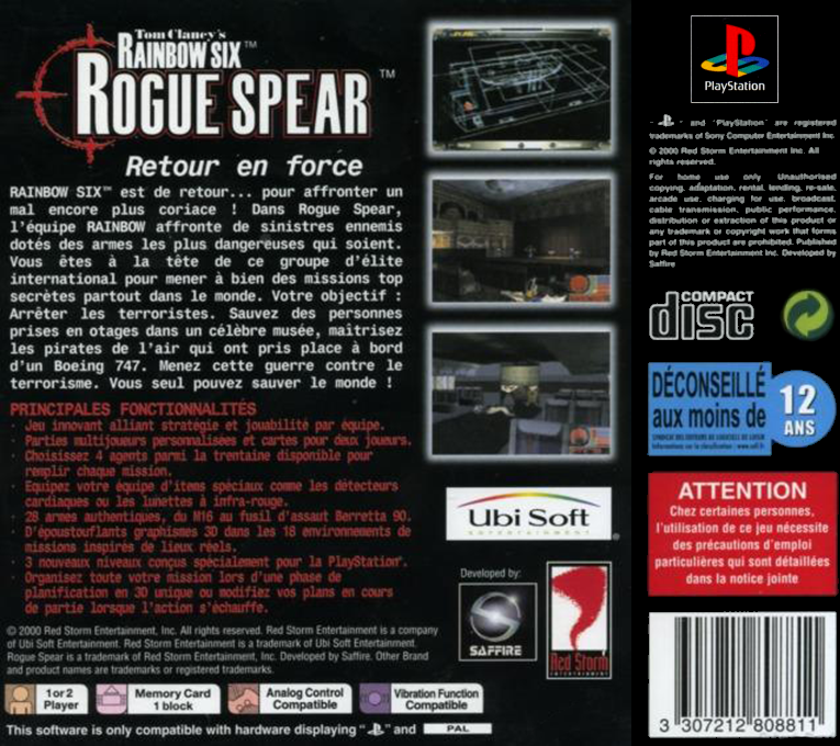 Tom Clancy's Rainbow Six : Rogue Spear - Dos