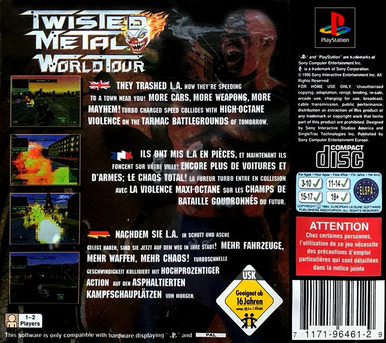 Twisted Metal 2 dos