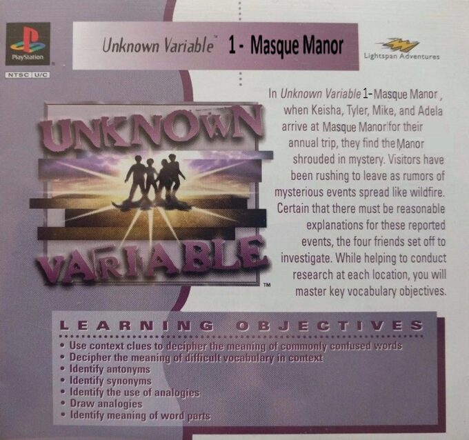 Unknown Variable 1 - Masque Manor